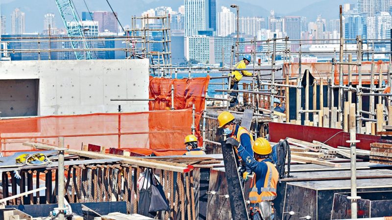 【橙新聞】會稽山：工人短缺礙香港基建發展　唯靠輸入外勞解決問題